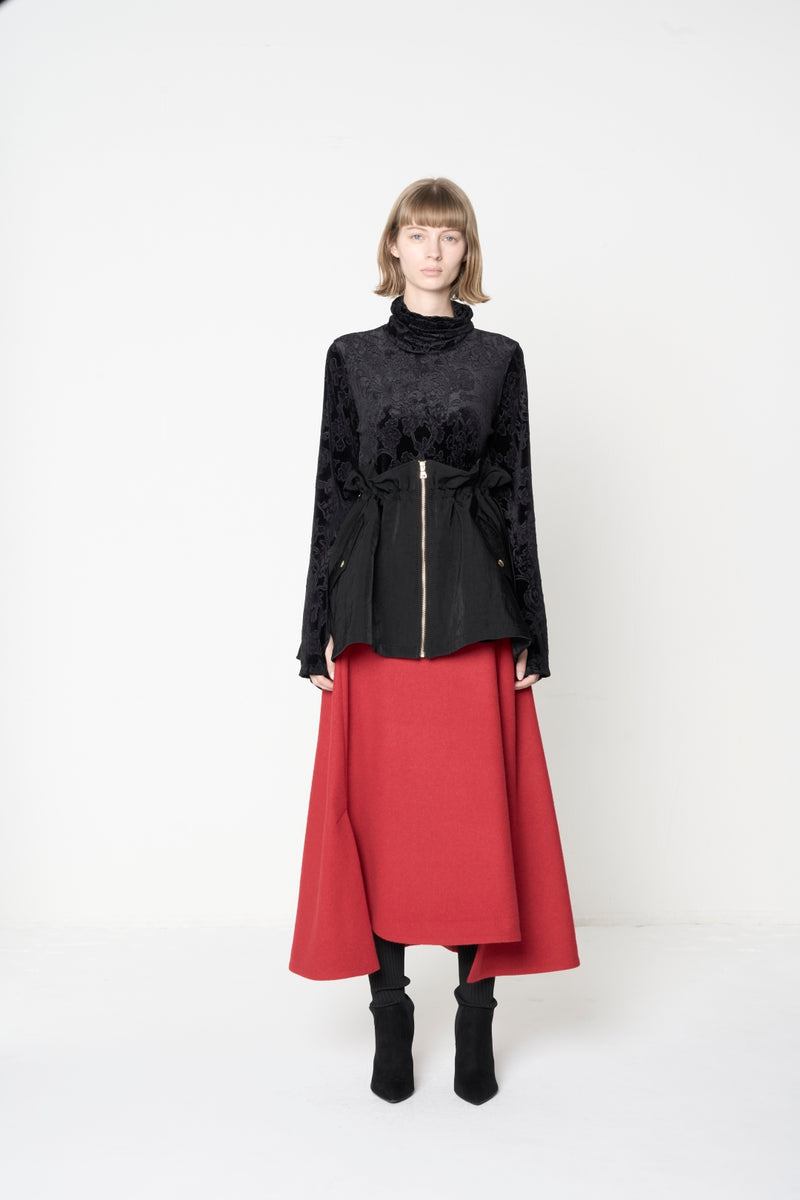 Wool Melton Skirt main image 0