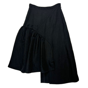 Military Asymetric Skirt - BLACK