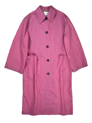 STEIN COLLAR RAIN COAT - PINK
